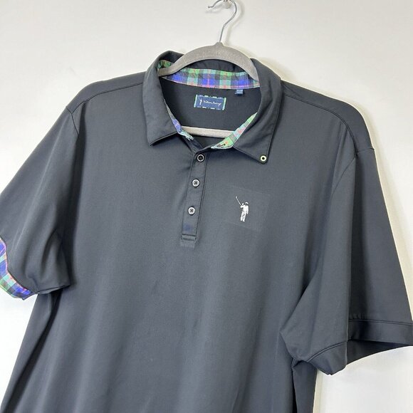 William Murray Classic Golf Polo Mens Size XXL Black - Picture 2 of 8